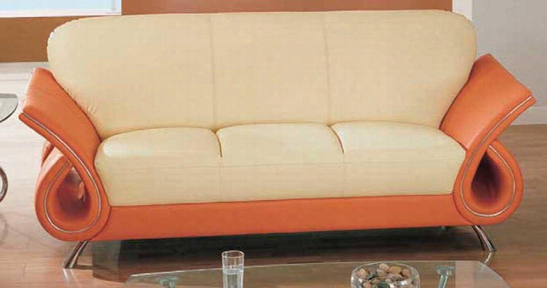 559-s Lucas Leather Match 86" Sofa In