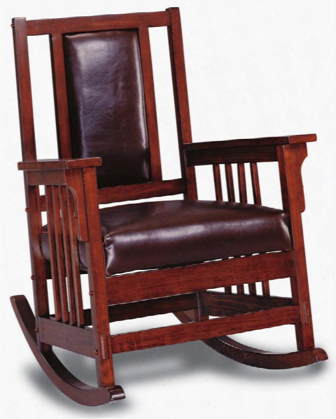 600058 Mission Style Wood Rocker By