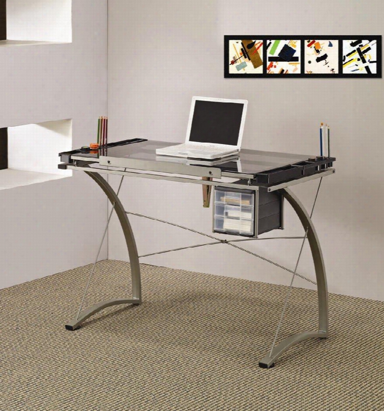 800986 Artist Drafting Table Desk By Coaster