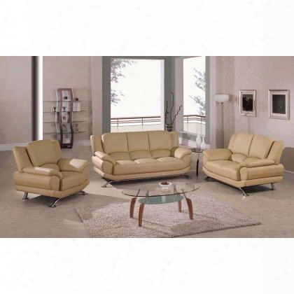 9908-cap-s/l/c Bonded Leather Set Of Sofa Loveseat And Chair In