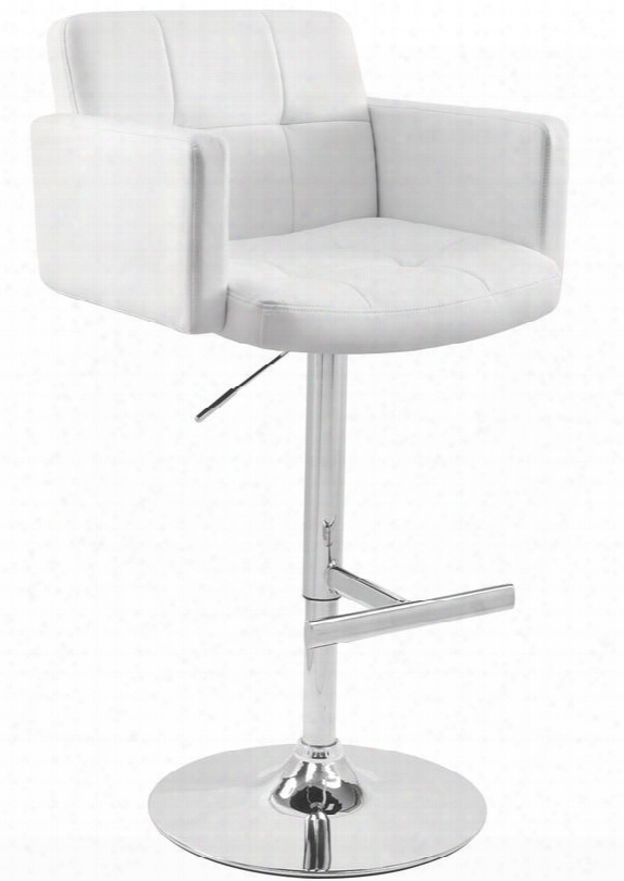 Bs-tw-stout W Stout Height Adjustable Contemporary Barstool With Swivel In