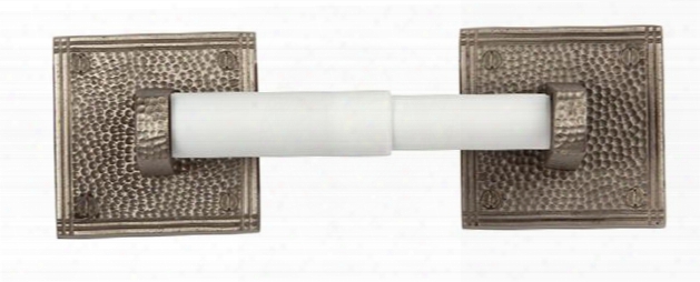 Cf136sn Solid Copper Toilet Tissue Holder With A Square Backplates In Satin Nickel