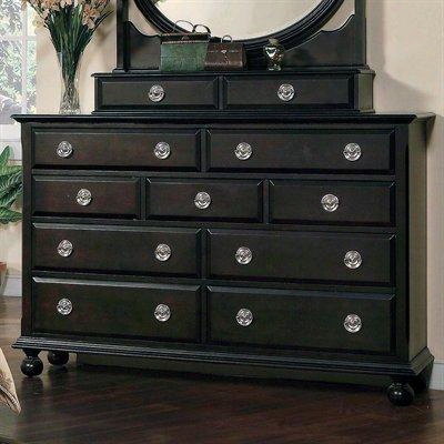 Ma6357dr Marlon 9 Drawer Dresser And Jewelry Case In Cappuccino