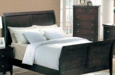 Mn4040k Montgomer King Sleigh Bed In A Cappuccino