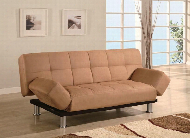 009-bei  Microfiber Sleeper Sofa In