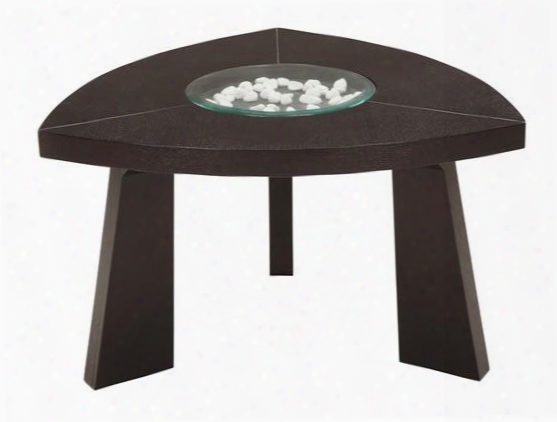 65e 28"-length End Table With Glass
