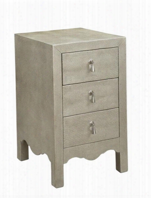 75799 Chairside 3 Drawer Petite Chest In Textured