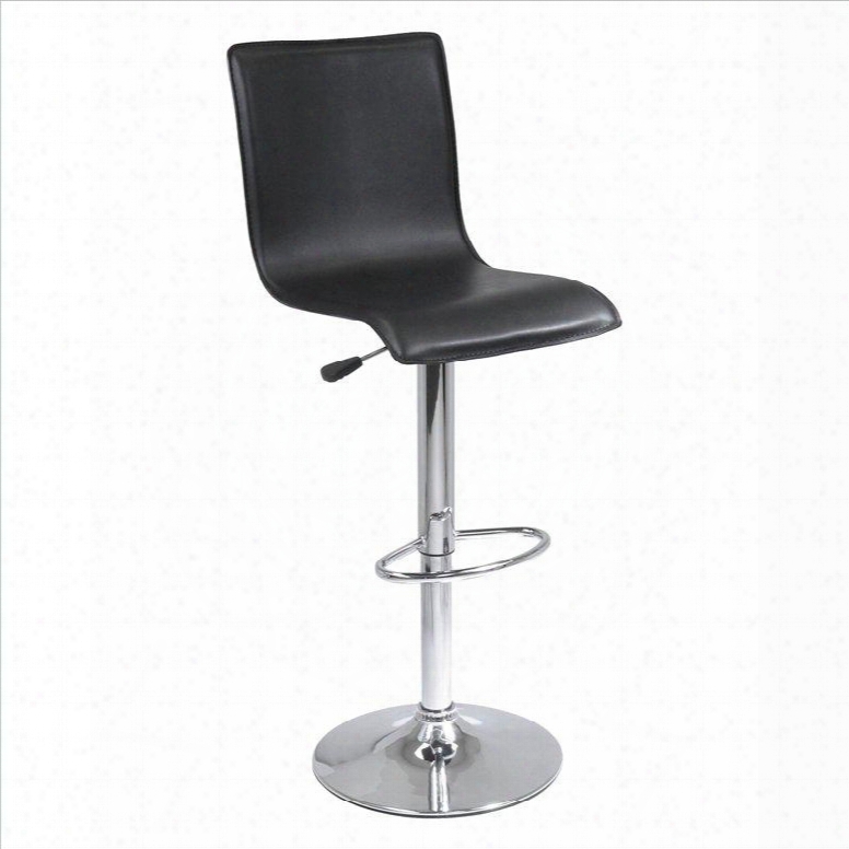 93145 Spectrum High Back L Shape Air Lift Stool Single