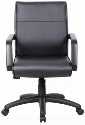 B686 39" Professional Managers Mesh Chair With Headrest Leather Seat Passive Ergonomic Seating 27" Nylon Base Upright Locking Position Gas Lift Height