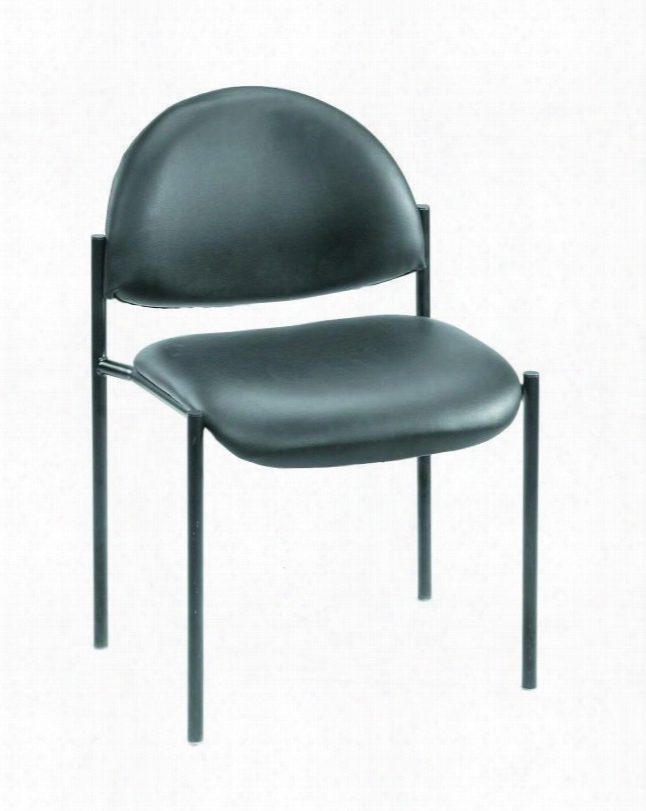 B9505-cs 31" Diamond Stacking Chair With Powder Coated Steel Frames Tapered Legs And Waterfall Seat In Black Careessoft