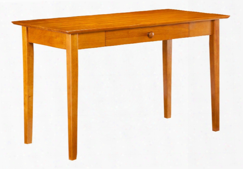 H-79287 29.375" Shaker Desk With Drawer In Caramel