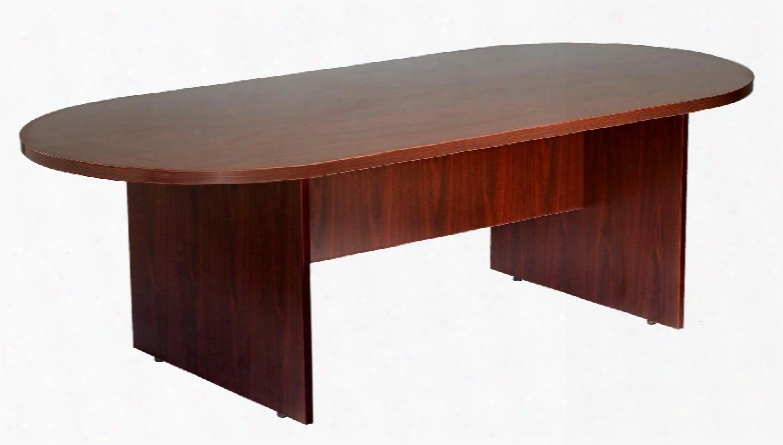 N137-m 10ft Race Track Conference Table In Mahogany