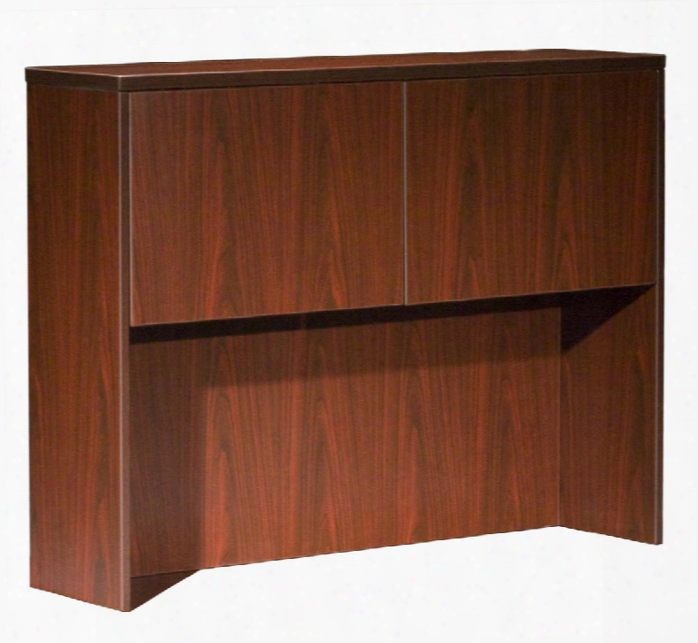N339-m 48" Hutch With 2 Doors And 3mm Edge Banding In Mahogany