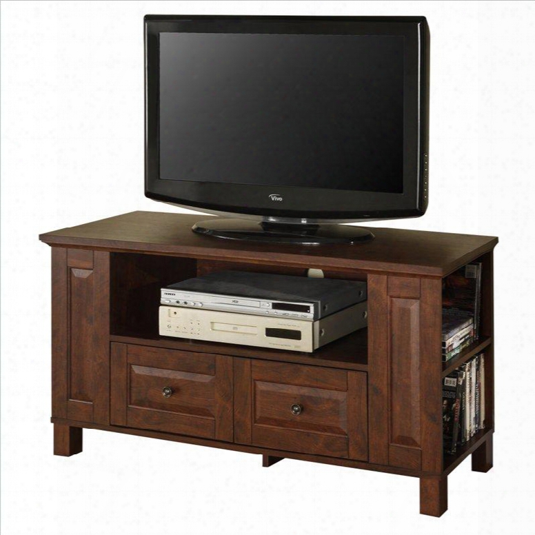 Wq44cmptb 44 Brown Wood Tv Stand