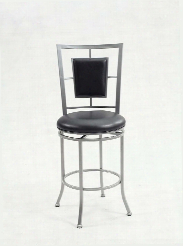 0258-bs Padded Backed Bar Stool In Powder