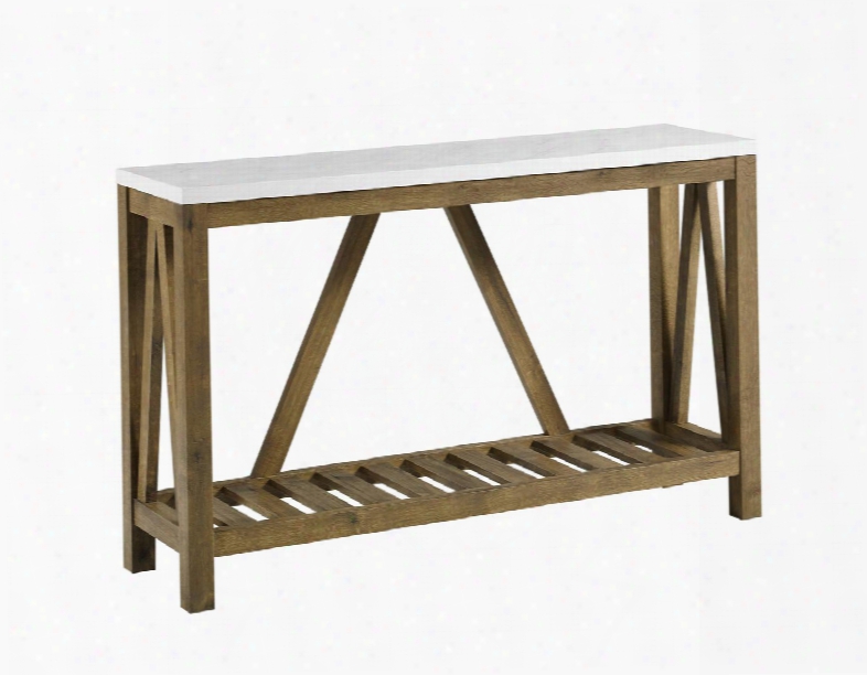 Af52aftmnw 52" A-frame Rustic Entry Console Tabble In