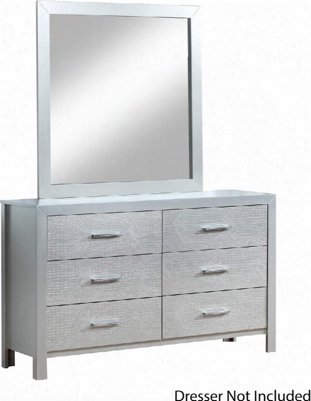 Carly Collection G4200-m 41" X 41" Mirror In Silver