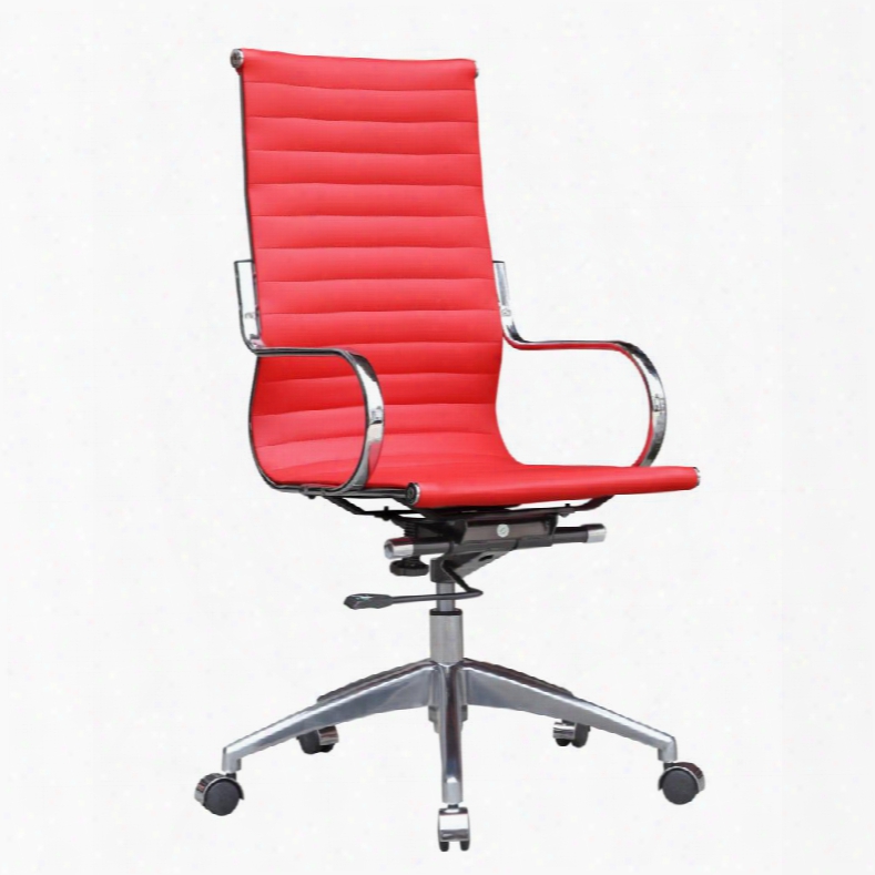 Fmi102 27-red Twist Office Chair High Back