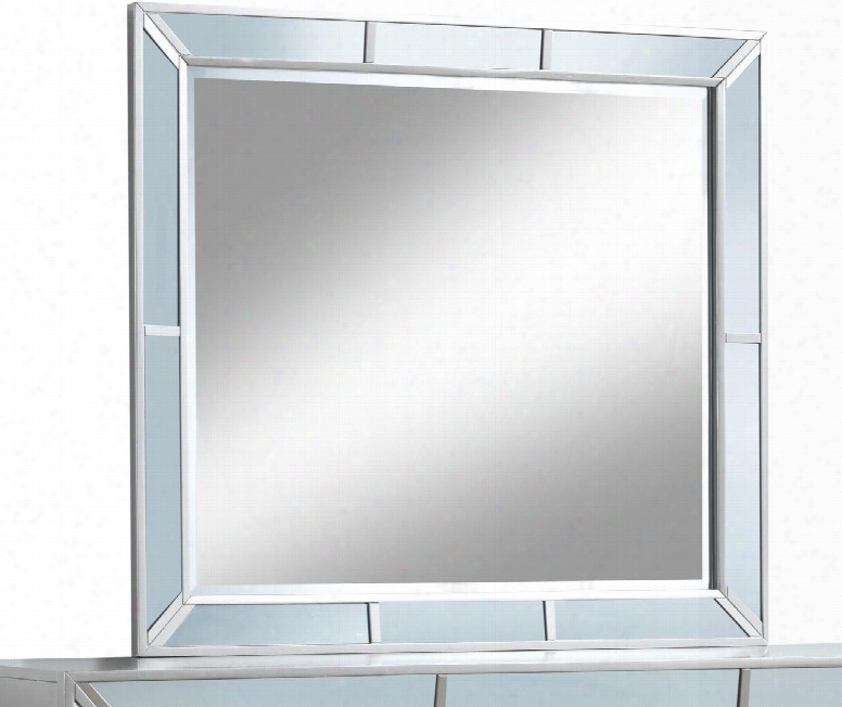 G8105- Mgalera Collection G8105-m 38" X 43" Mirror Through  Low Distortion Glass And Mirror Accents In