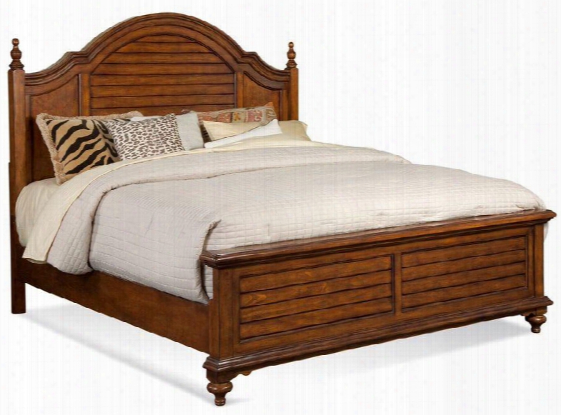 Hudson Bay 6000-66mb 90" Ing Mansion Bed With Traditional Bun Feet Horizontal Plank Mansion Panel Headboard And Footboard And Clean Coastal Lines In Golden