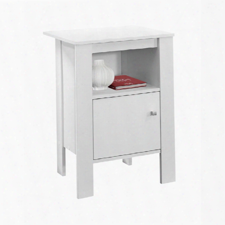 I 2137 17" Night Stand With One Open Shelf And One Door In