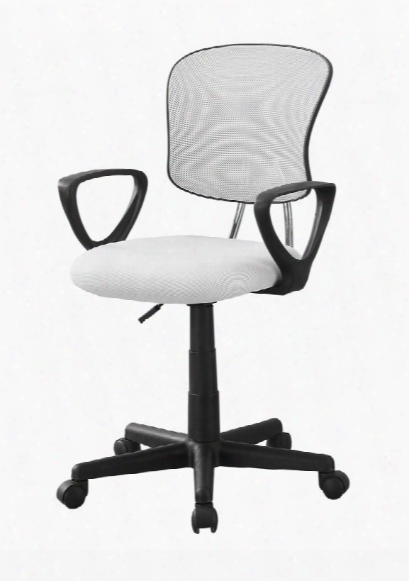 I 7261 33" - 38" Office Chair Wwith Mesh Fabric Ergonomic Curved Backrest And Adjustable Height In