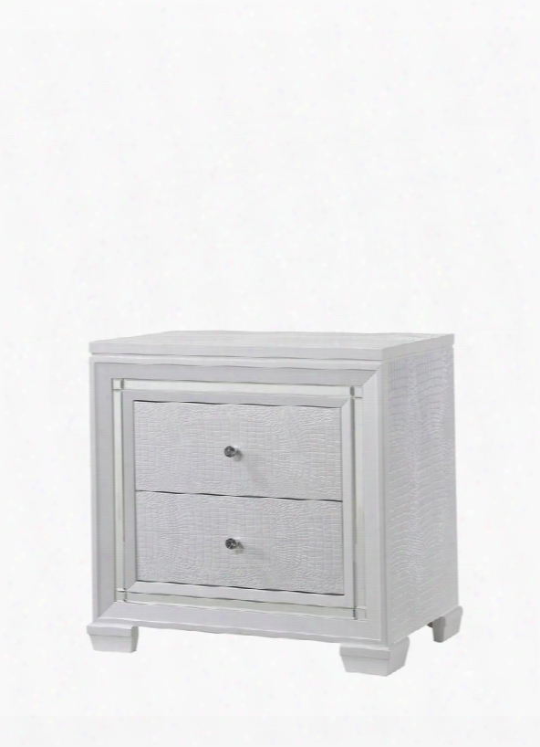 Lima-ns Lima Nightstand In Textured White