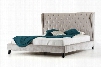 Modrest Sheba VG2TBF-AU01-59-Q Queen Size Fabric Bed in Light