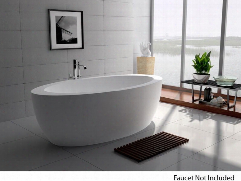 Wj8615-w 75" Bath Tub With Build In Overflow Drainer Ad 78 Gallon Capacity In Matte