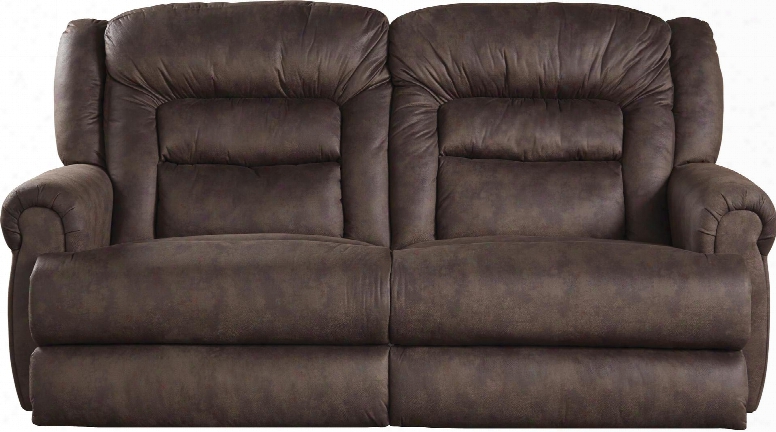 Atlas Collection 61561 2780-29/2781-29 90" Power Extra Tall Reclining Sofa With Heavy Duty Fabric Upholstery Steel Seat Box Seating And Comfor-gel Memory Foam