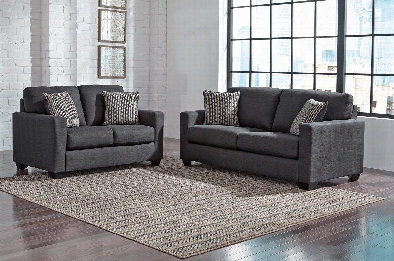 Bavello Collection 97301sl 2-piece Living Room Set With Sofa And Loveseat In
