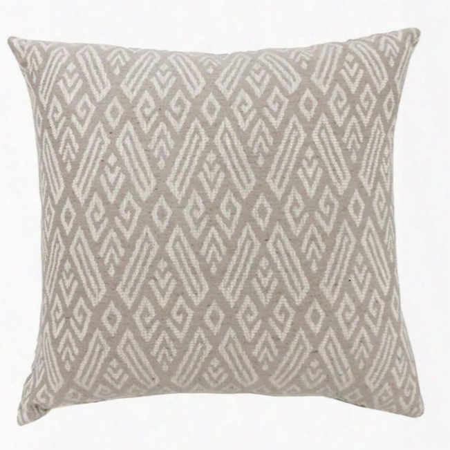 Cici Pl683bg-s-2pk 18" X 18" Pillow With Cotton Rayon Polyester Linen S: 18" X 18" L: 22" X22" Made In China 2 Pc/ctn In