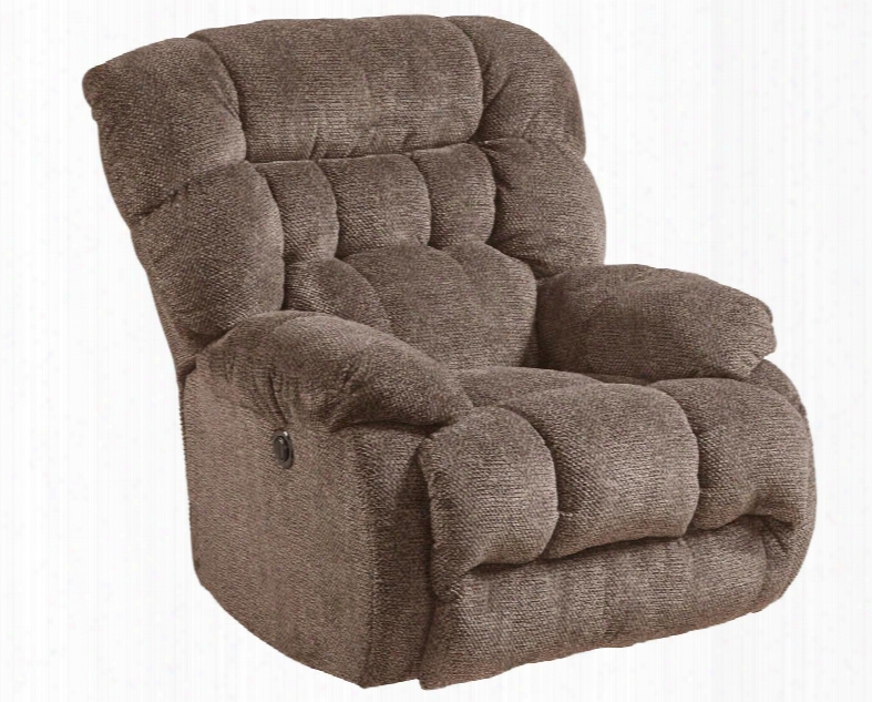 Daly Collection 64765-7-1622-29 40" Power Lay Flat Recliner With Pillow Soft Chaise Pad Seat Plush Padded Arms Comfort Coil Seating And Soft Luxurious