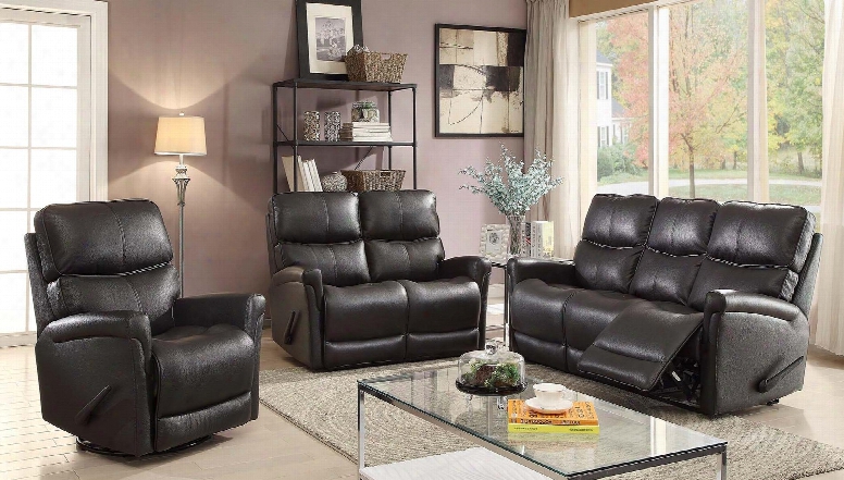 Easy Living Cologne Collection El-9136511-3pc 3 Piece Reclining Living Room Set With Sofa + Loveseat +