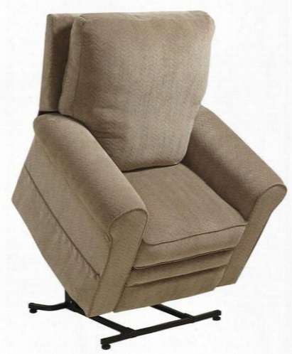 Edwards Collection 4851 2589-39 38" Power Lift Recliner With Comfor-gel Comfort Coil Seating Sock Arm Treatment Lay-flat Reclining And Chenille Fabric