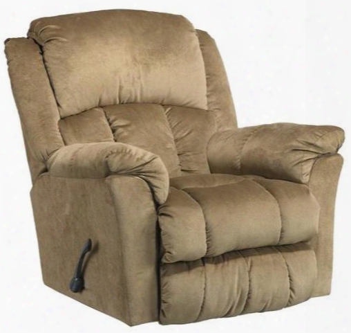 Gibson Collection 4516-7 1831-36 39" Lay Flat Recliner With Designer Pub Back Extra Wide Seating Ar Ea Pillow Top Arms Soft And Durable Micro-denier Suede