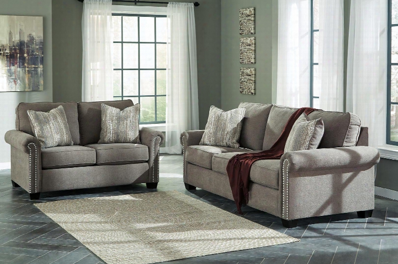 Gilman Collection 92602sl 2-piece Living Room Set With Sofa And Loveseat In