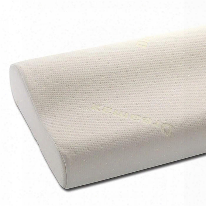 Hosta Iii Dm-663-8pk Memory Foam Contour Pillow (8/ctn) With Foam: 1/3 Memory Foam Layer With Shredded Foam Fabric: 180g 100% Polyester White Fabric In