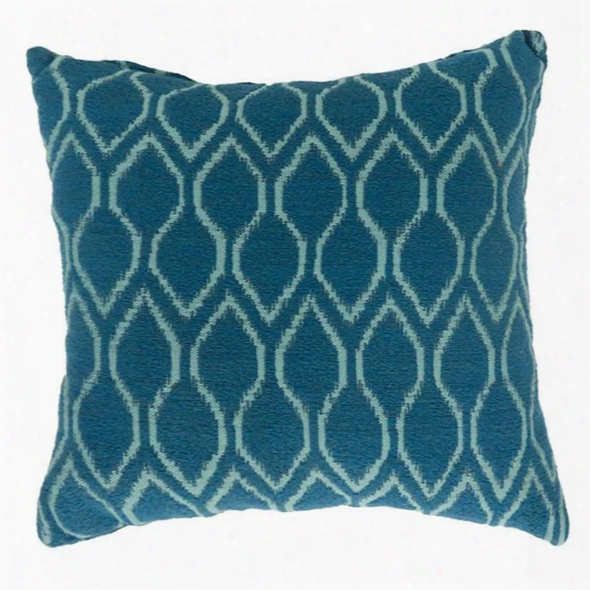 Mae Pl673bl-s-2pk 18" X 18" Pillow With Rayon Polyester And Cotton S: 18" X 18" L: 22" X22" Made In China 2 Pc/ctn In