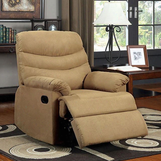 Plesant Valley Collection Cm-rc6927-lb 35" Recliner With Plush Cushions Pillow Top Arms And Microfiber Upholstery In
