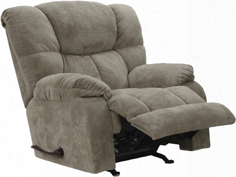 Popson Collection 4560-2 1983-36 47" Chaise Rocker Recliner With Extra Wide Seating Extra Tall Back Supportive Lumbar Comfort And Heavy Weight Polyester