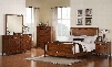 Phoenix Collection SS-TS755-Q-BED-SET 5 Piece Bedroom Set with Queen Size Bed + Dresser + Mirror + Chest +