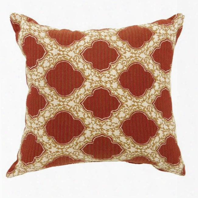 Roxy Pl678rd-s-2pk 18" X 18" Pillow With Cotton And Polyester S: 18" X 18" L: 22" X22" Made In China 2 Pc/ctn In