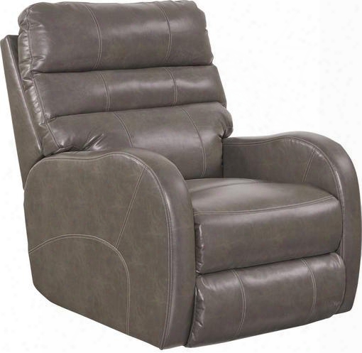 Searcy Collection 64747-4-1263-28 32&quto; Power Wall Hugger Recliner With Usb Port Radius Arm Design Triple Pub Back Coil Seating System Double-needle