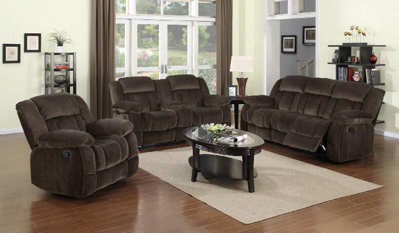 Teddy Bear Collection Su-ln660-3pcset 3 Piece Reclining Living Room Set With Sofa + Loveseat +