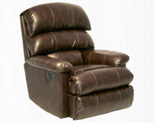 Templeton Collection 64418-4 1214-09/3014-09 38in Power "inch Away" Wall-hugger Recliner With Triple Pub Back Comfort Double-needle Treatment And Valentino