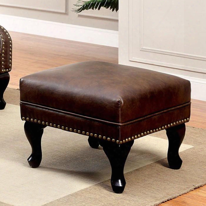 Vaugh Cm-ac6801br-ot Ottoman In Rustic