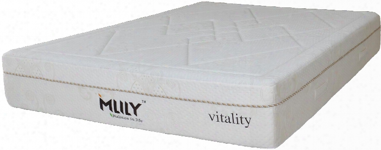 Vitality Collection Vitality11ck California King Size 11" Memory Foam Mattress With 1" Bamboo Infused Memory Foam Quilted Renewable Plant Based Oils And