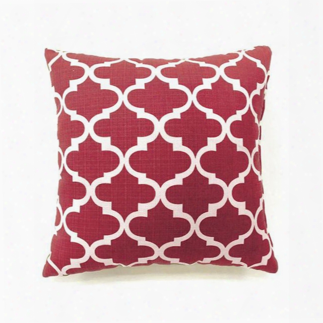 Xia Pl6023rd-s-2pk 18" X 18" Pillow With Polyester S: 18" X 18" L: 22" X22" In