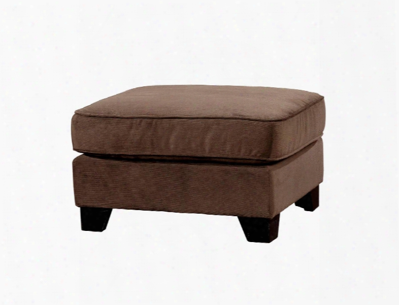 Clare Cm6862-ot Ottoman With Contemporary Style Button Tufted Design Side Table Included Padded Linen In